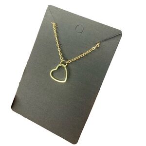 Gold heart necklace